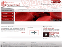 Tablet Screenshot of prevencaogo.com.br